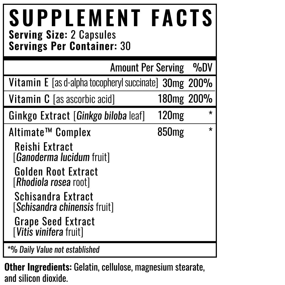 Supplement facts image