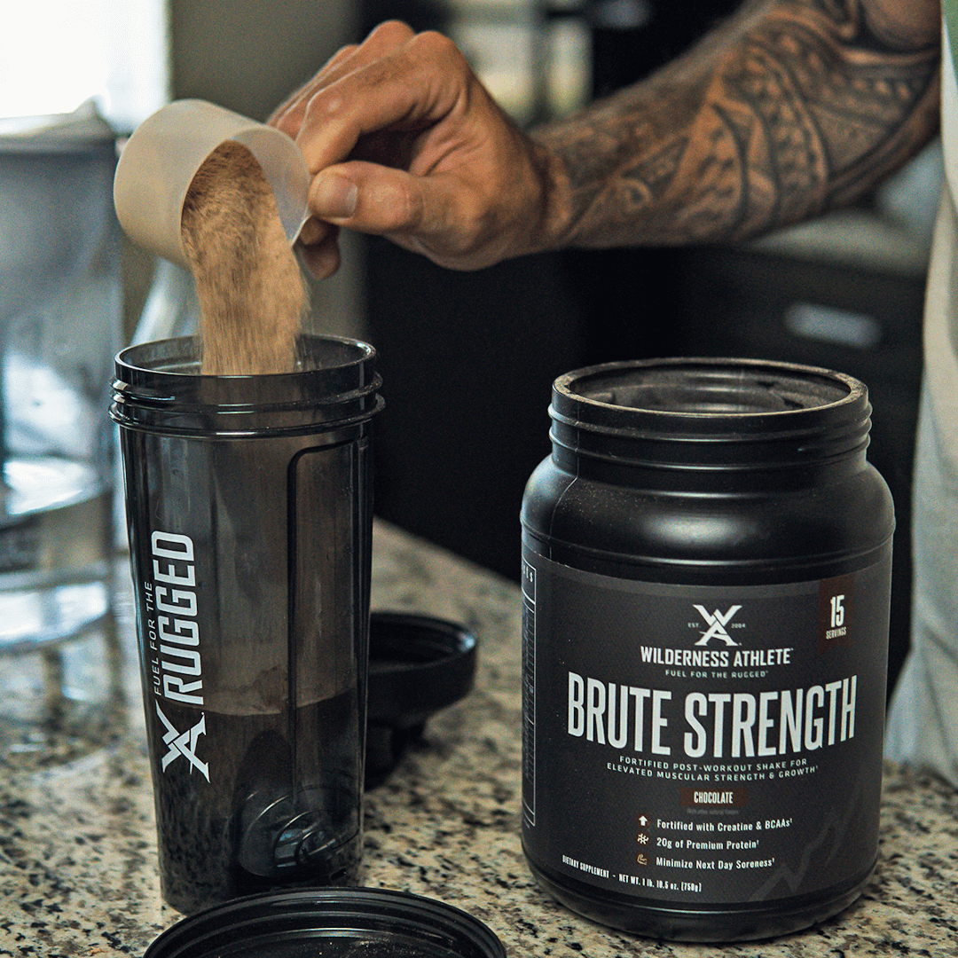 Wilderness Athlete nutrition and sports performance product formulations - Brute Strength