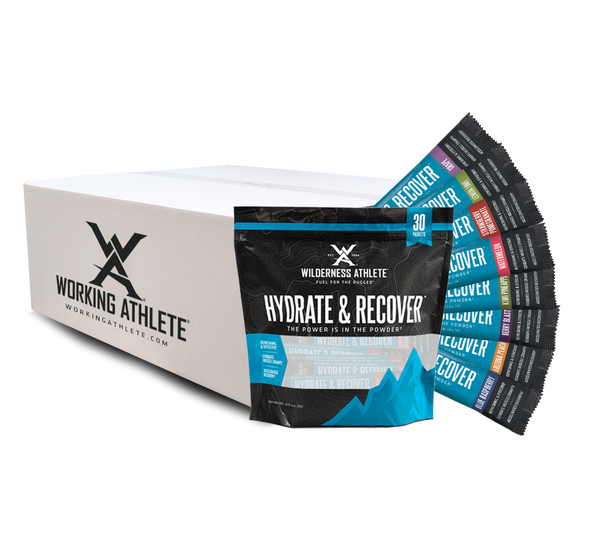 Hydrate & Recover Packets Case (600 Servings) – Wilderness Athlete