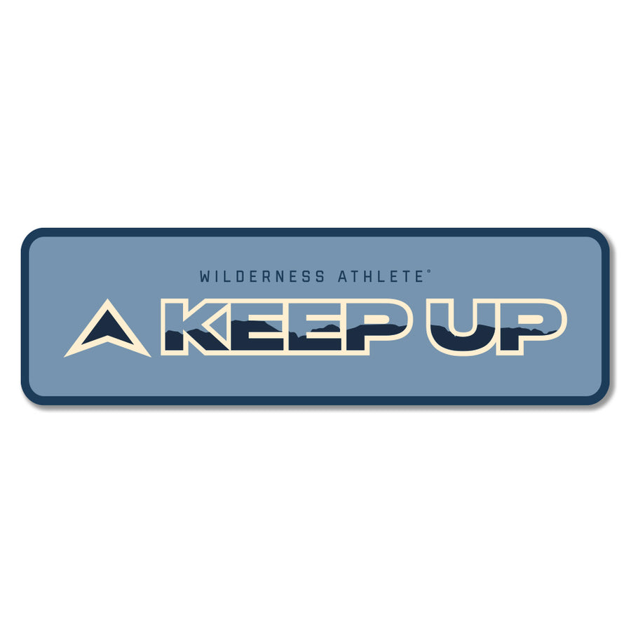 Keep Up Sticker (Blue)