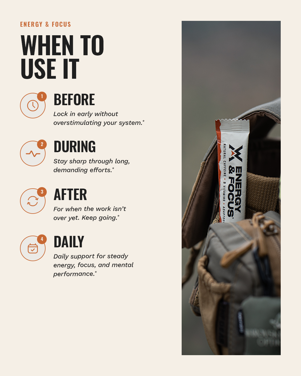 Energy & Focus® Packets