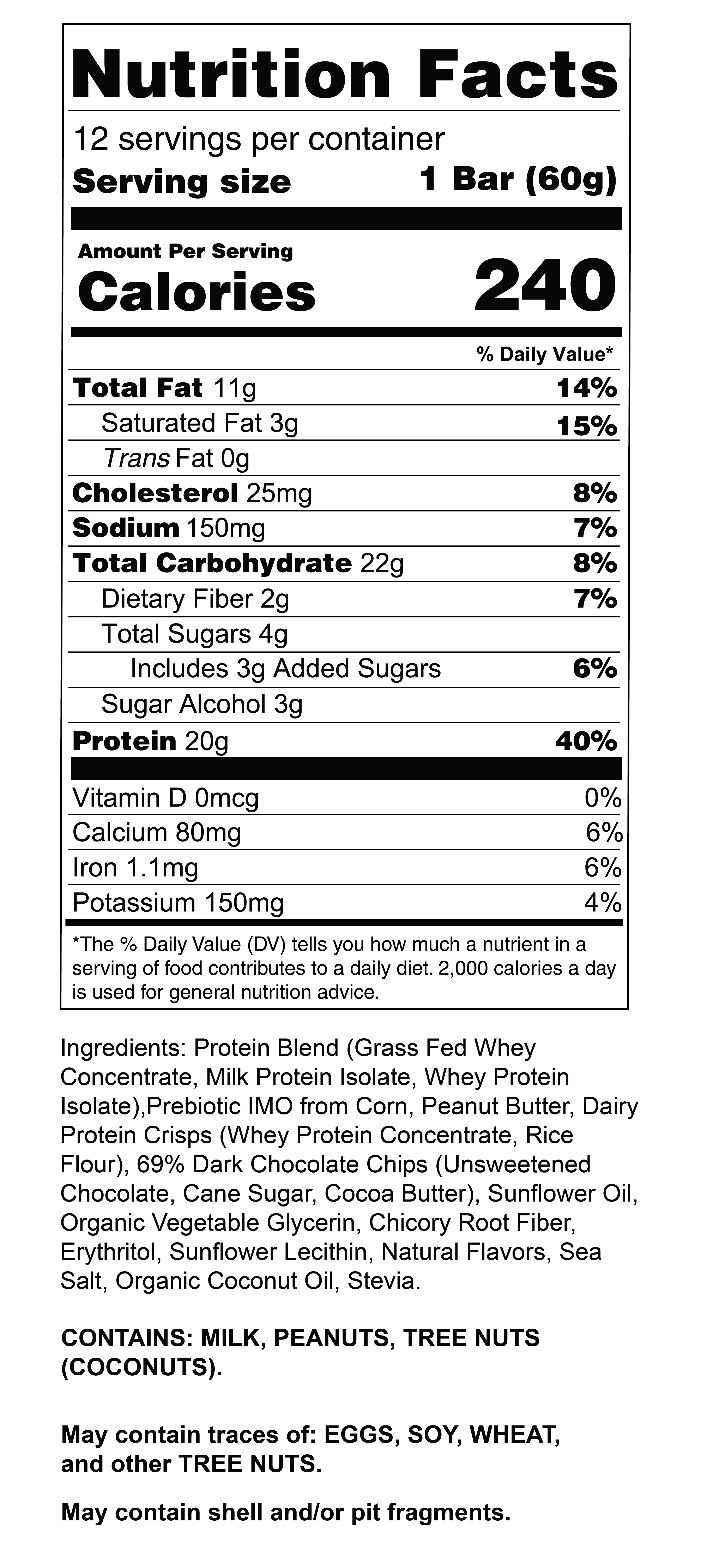 Supplement facts 1