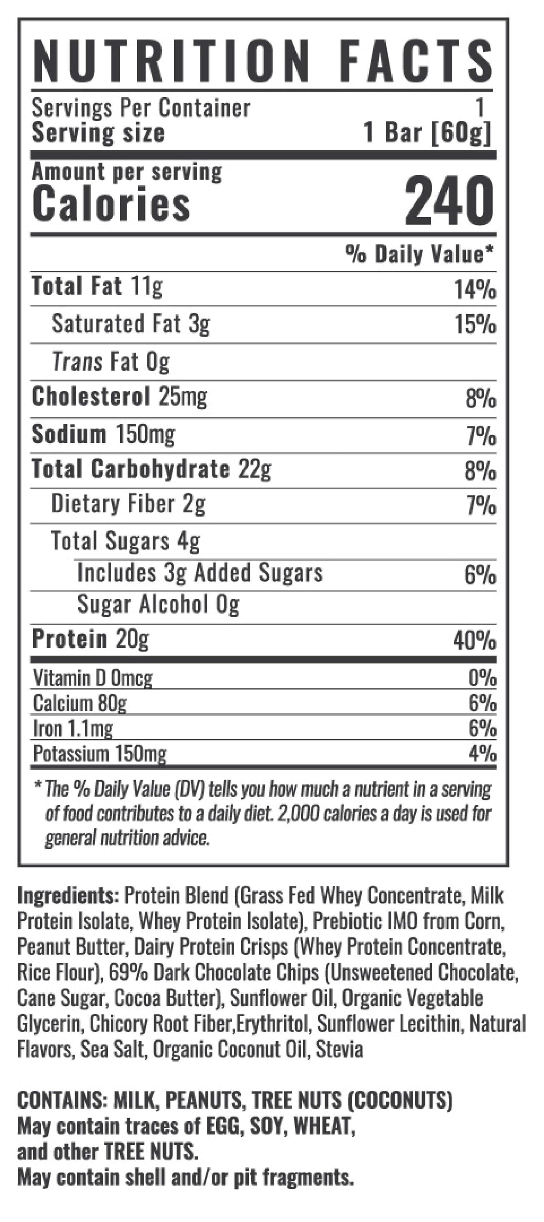 Supplement facts 1