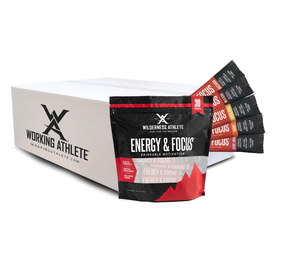 Energy & Focus® Packets Case (600 - Servings)