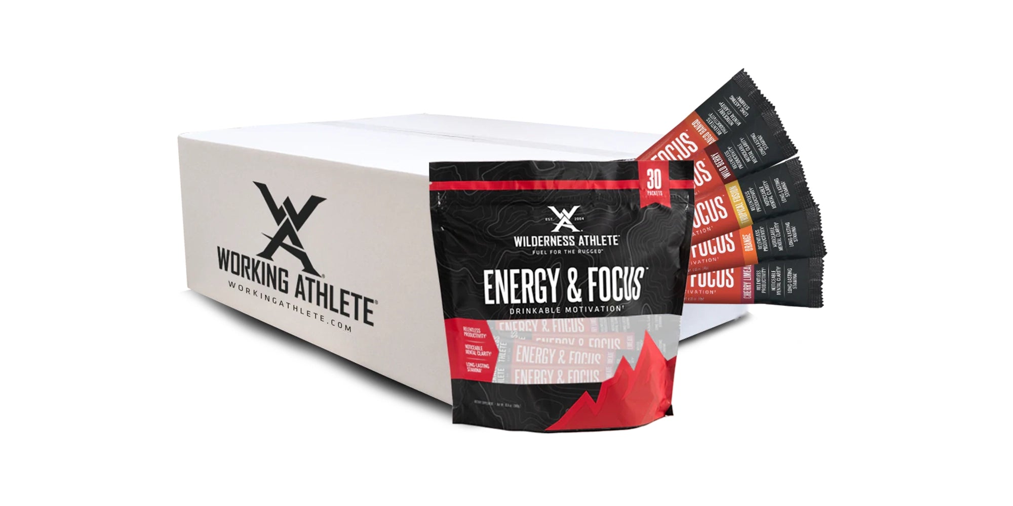 Energy & Focus® Packets Case (600 - Servings)
