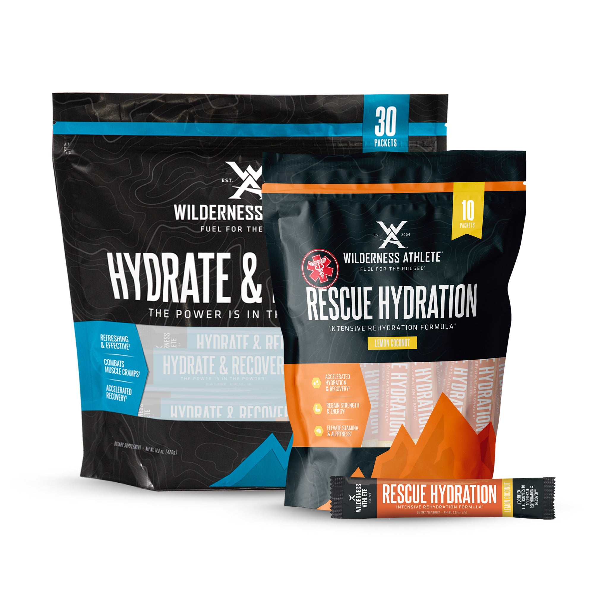 Rescue Hydration + Hydrate & Recover® Combo – Wilderness Athlete